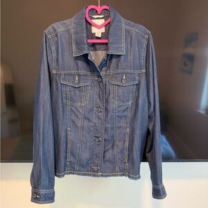Tommy Bahama Chambray Olei’ Denim Tencel Button-Up Jacket